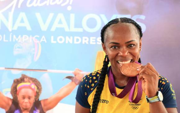 Ubaldina Baloyes volvió a sentir el cariño de la gente y el reconocimiento a su carrera deportiva. FOTO cortesía Leonardo Vargas