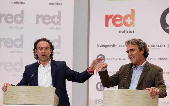 Federico Gutiérrez se defiende y reitera que es el candidato de la gente y no de un partido en específico. FOTO: EL COLOMBIANO