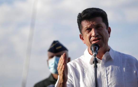 El ministro Diego Molano afirmó que los dirigentes de esta guerrilla buscan generar temor desde Venezuela. FOTO COLPRENSA/Sergio Acero