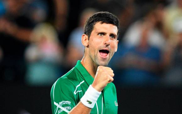 Novak ha sido campeón 8 veces del Abierto de Australia. Foto EFE
