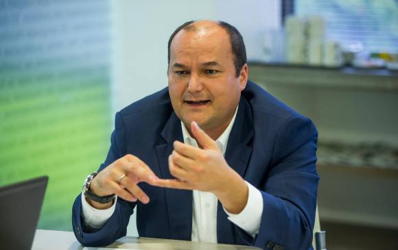 Mauricio Ossa es el presidente de Odinsa empresa que creará una plataforma de inversión de activos viales en Colombia y la región . FOTO Carlos Velásquez
