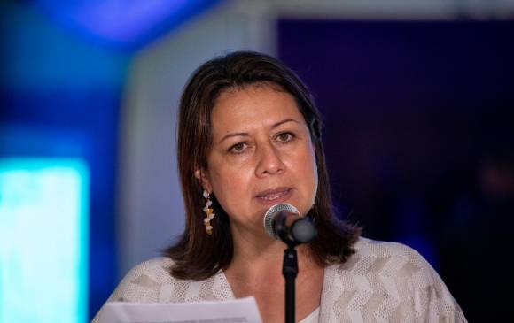 La ministra de Comercio Industria y Turismo, María Ximena Lombana, resaltó el entorno para los negocios. FOTO camilo suárez