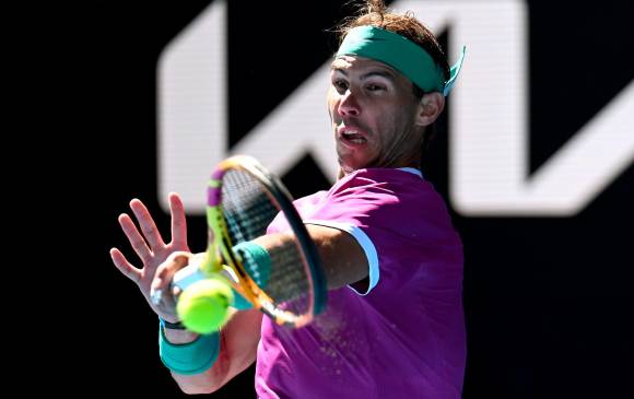 El español Rafael Nadal venció en segunda ronda al alemán Yannick Hanfmann en el Abierto de Australia. FOTO EFE