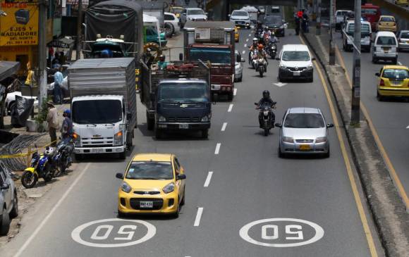 98 días se mantuvo la autopista Norte, con la velocidad a 50 km, sin víctimas fatales. Foto: Edwin Bustamante