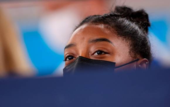 Simone Biles, gimnasta estadounidense. FOTO EFE