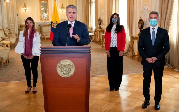El presidente Iván Duque destacó el crédito por US$250 millones de dólares que el BID le otorgó a Barranquilla. FOTO cortesía