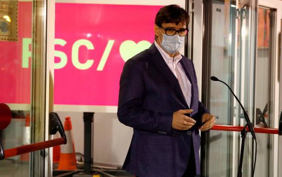 El candidato socialista al gobierno de Cataluña, Salvador Illa. FOTO EFE