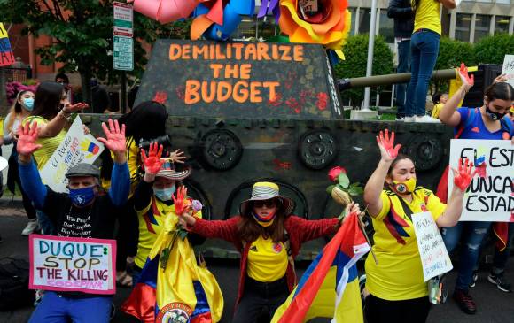 Las manifestaciones de colombianos en el mundo