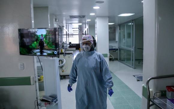 Medellín tiene una ocupación de camas UCI del 96% y de hospitalización del 93% de acuerdo con el Observatorio del Derecho Fundamental a la Salud de la Personería. FOTO: COLPRENSA.