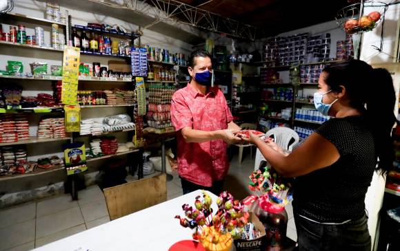 Así luce la tienda de Antonio Restrepo. FOTO jaime pérez