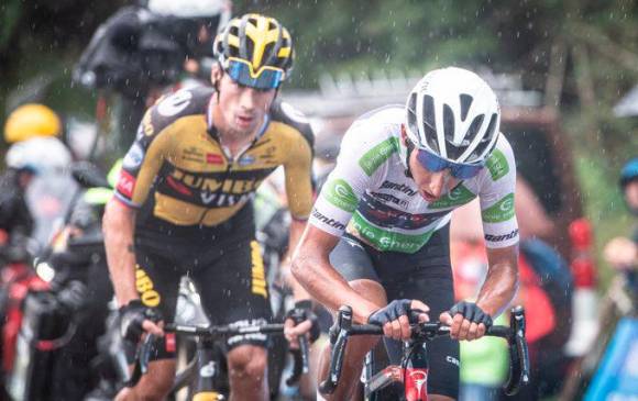 Bernal se mantiene como el mejor corredor joven de la Vuelta a España. FOTO: TWITTER VUELTA