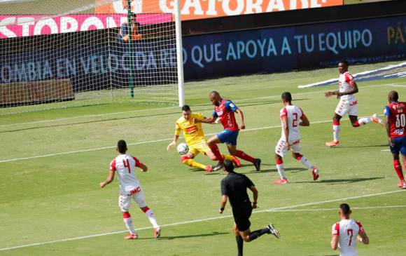 DIM recibió a Santa Fe en el Atanasio. FOTO CAMILO SUÁREZ