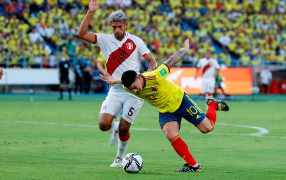 Colombia perdió con Perú en el Metropolitano. FOTO EFE