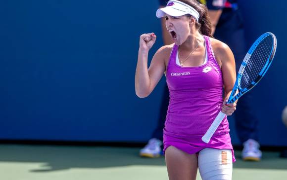 María Camila Osorio tiene felices a los colombianos con los triunfos que la ubican en el top-100 del mundo. FOTO Getty