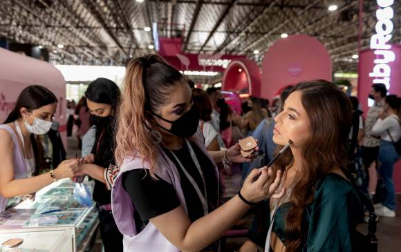 Expobelleza 2021 recibió este año a más de 70.000 visitantes. FOTO Plaza Mayor