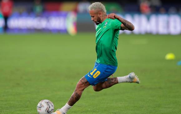 Neymar es la gran figura de la Selección de Brasil. El delantero suma dos goles en el certamen continental, los mismos que el paraguayo Ángel Romero y el ecuatoriano Ayrton Preciado. FOTO EFE