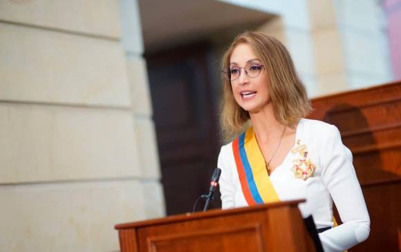 Jennifer Arias, presidenta de la Cámara de Representantes. FOTO COLPRENSA 