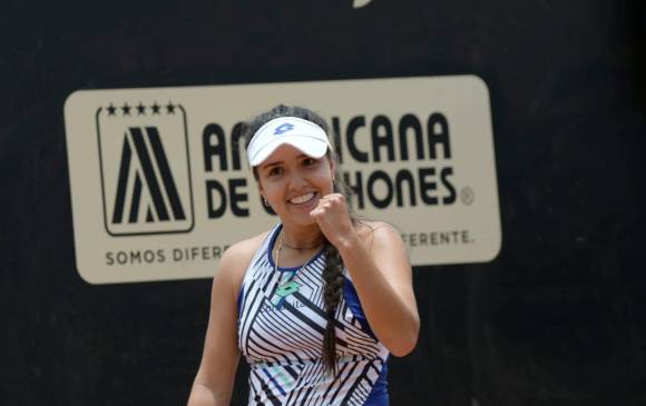 La cucuteña Camila Osorio viaja a Australia para iniciar su año de competencias, tras superar la covid-19. FOTO: CORTESÍA. 