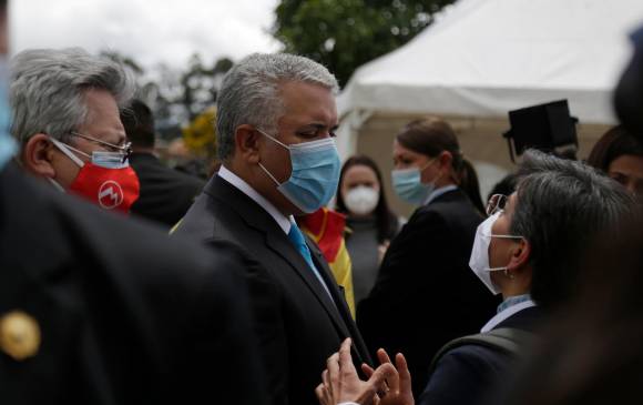 Duque le dijo a López que la política exterior es asunto exclusivo del Gobierno. FOTO: COLPRENSA.