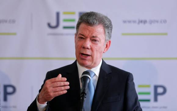 Juan Manuel Santos se reunirá este viernes con Francisco de Roux. FOTO COLPRENSA