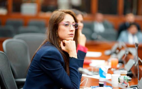 La presidenta de la Cámara, Jennifer Arias, no se lanzará al Congreso en las elecciones de 2022. FOTO Colprensa