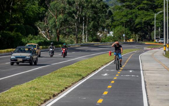 Tramo 4 de la Regional Norte, entregada en julio pasado a la comunidad. FOTO: CAMILO SUÁREZ