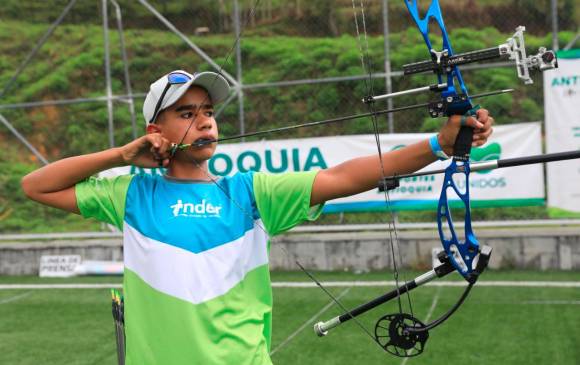 El deportista del club Quirón logró récord Departamental (347) en la distancia de los 50 metros. Aún tiene pendiente la disputa de dos pruebas FOTO cortesía rodrigo mora-indeportes