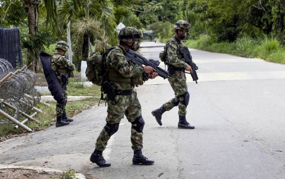 Los combates han provocado un desplazamiento masivo de venezolanos al municipio de Arauquita, en la frontera con Colombia. Foto: Julio César Herrera E (Enviado especial).