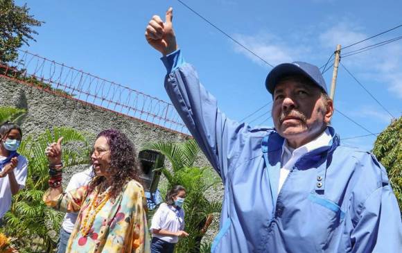 Daniel Ortega defendió las elecciones en su país en medio de numerosas críticas internacionales por el encarcelamiento y exilio de los candidatos de oposición. FOTO AFP