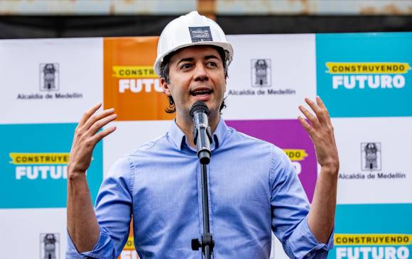 El alcalde Daniel Quintero cuestionó a la Procuraduría por prohibirle que haga campaña en la revocatoria. FOTO jaime pérez