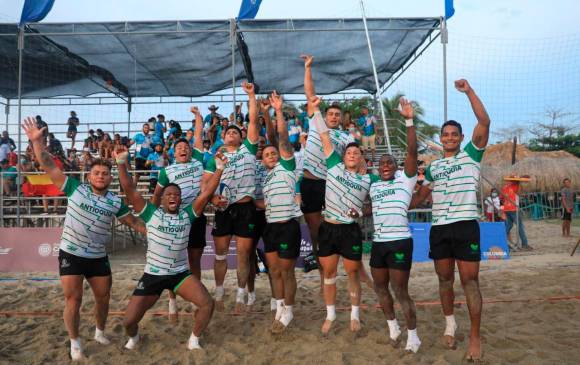 Equipo masculino de rugby playa, campeón. Ratificó los progresos de esta disciplina en la región.