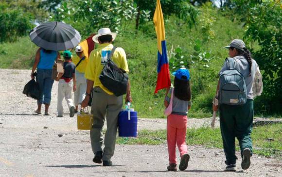 Nariño y Chocó son los municipios más afectados por los desplazamientos masivos y los confinamientos, respectivamente. FOTO: Colprensa