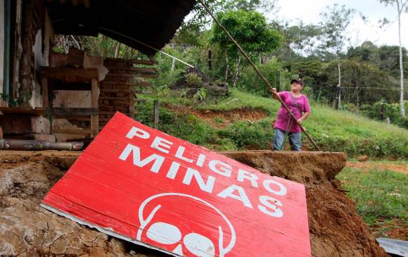 Este año van 104 víctimas, de las cuales 7 fallecieron, por las minas antipersonal. Foto: Róbinson Sáenz Vargas