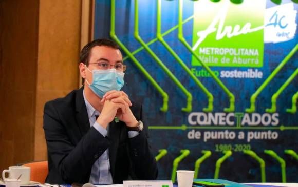 Juan David Palacio Cardona, fue elegido de manera unánime como nuevo Presidente Nacional de la Asociación Colombiana de Áreas Metropolitanas. FOTO CORTESÍA AREA METROPOLITANA