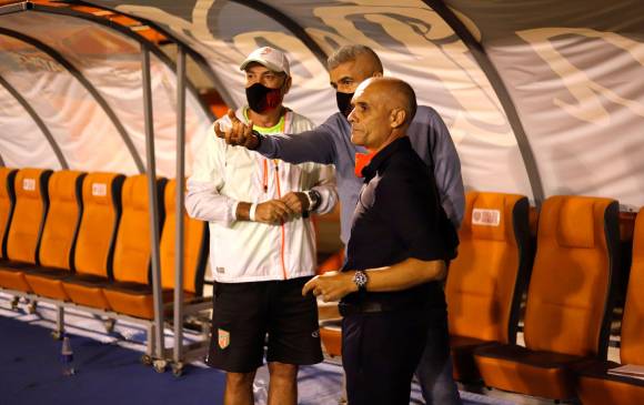 Andrés Orozco ha encontrado en el técnico español José Arastey un respaldo para seguir creciendo en su nuevo rol. FOTO Dimayor