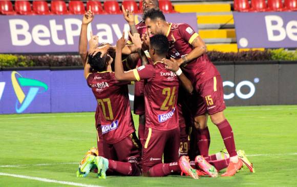 Deportes Tolima sigue en carrera en el certamen. FOTO: CORTESÍA DIMAYOR