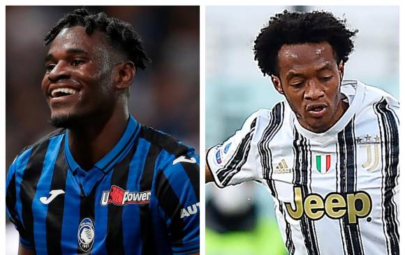 En la jornada de Champions estarán los colombianos Juan Guillermo Cuadrado con Juventus y Duván Zapata con el Atalanta. FOTO ARCHIVO