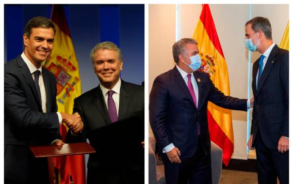 El presidente de Colombia, Iván Duque, se reunirá con el rey de España, Felipe VI, y con el jefe del Ejecutivo español, Pedro Sánchez. FOTOS COLPRENSA