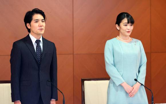 La princesa Mako finalmente se casó con Kei Komuro, tras varios años de polémica. FOTO AFP