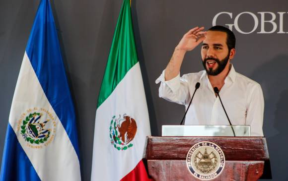 El presidente de El Salvador, Nayib Bukele, es señalado de estar detrás de las interceptaciones a 35 ciudadanos con el software Pegasus. FOTO getty