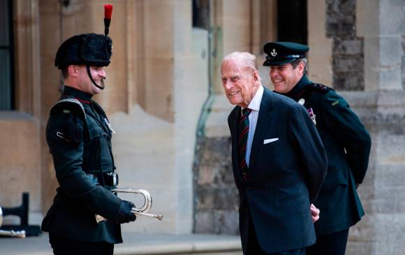 El duque había dejado sus compromisos reales en mayo de 2017 e hizo una última aparición pública oficial ese mismo año durante un desfile de los Royal Marines en la explanada del Palacio de Buckingham. Foto GettyImages