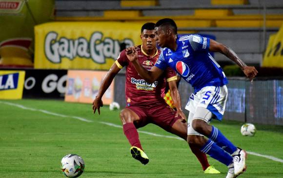 Partido intenso en el estadio Manuel Murillo Toro de Ibagué. Mejor negocio de Millos. FOTO Dimayor 