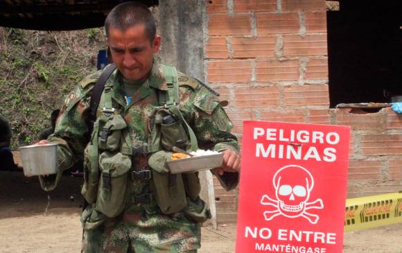 Este año 28 militares y 45 civiles han sido víctimas de minas antipersonal. Foto: Jaime Pérez.