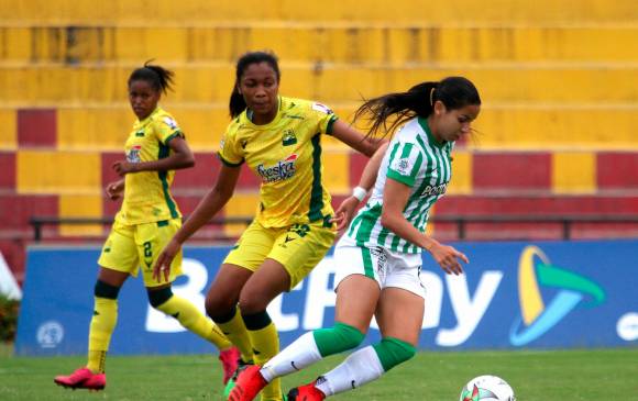 En el juego de ida, Nacional ganó 1-0 a las búcaras. FOTO dimayor