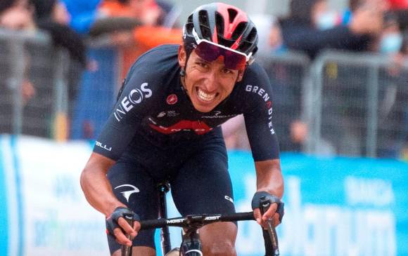 El ciclista sufrió un aparatoso accidente en la mañana de este lunes. FOTO EFE