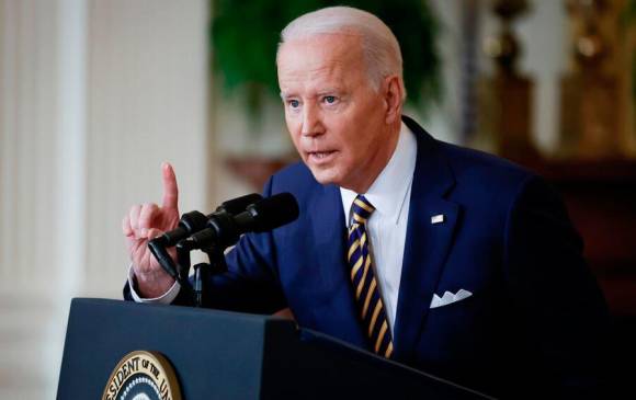 El de este martes fue el primer Discurso del Estado de la Unión de Joe Biden como presidente de los Estados Unidos. FOTO: COLPRENSA.