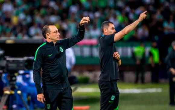 Alejandro Restrepo ha dirigido 42 partidos con Atlético Nacional. FOTO JUAN ANTONIO SÁNCHEZ 