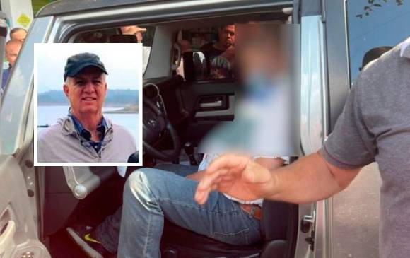 El ganadero Luis Escobar falleció dentro de su vehículo, luego del ataque de los sicarios en Caucasia. FOTOS: CORTESÍA.