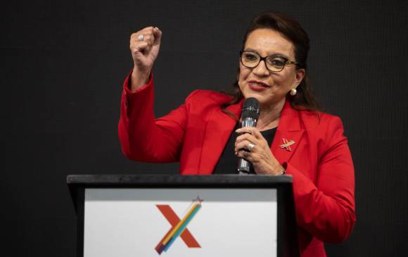 Xiomara Castro aventaja en los resultados preliminares de las elecciones generales del domingo en Honduras, al oficialista Nasry Asfura, del Partido Nacional. FOTO Getty