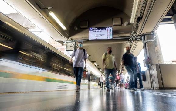 Gracias a la nueva tecnología, ocho trenes más recorrerán la línea A cada hora. Foto: Camilo Suárez. 